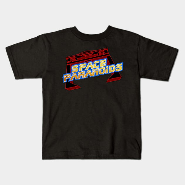 Space Paranoids Kids T-Shirt by MinerUpgrades